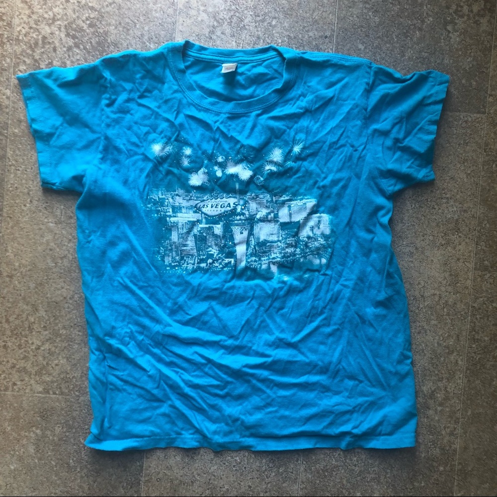 Anvil Vegas tee - blue/cerulean